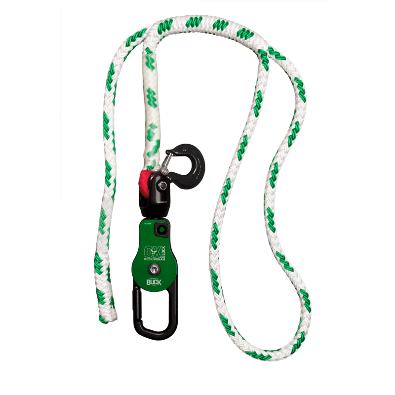 OX Block Clevis Top and Hook w/ 4' Sling 50062AC-4 from Columbia Safety